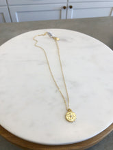 Load image into Gallery viewer, 18K Opal Medallion Necklace
