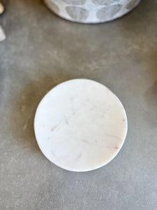 Round Marble Soap Dish