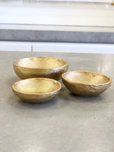 Load image into Gallery viewer, Gold Cast Aluminum Bowl
