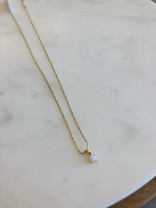 18K Opal Necklace