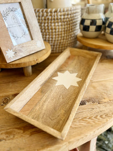 Star Inlay Rectangle Tray