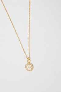 18K Sun Opal Necklace