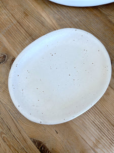 Speckled Oval Platter