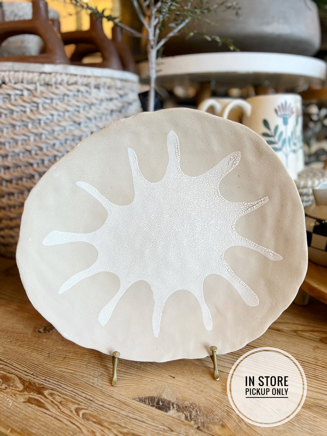 Round Organic Sun Platter