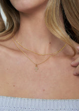 Load image into Gallery viewer, 24K Shiny Cross Necklace
