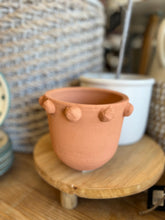 Load image into Gallery viewer, Amos Beaded Terra Cotta Planter
